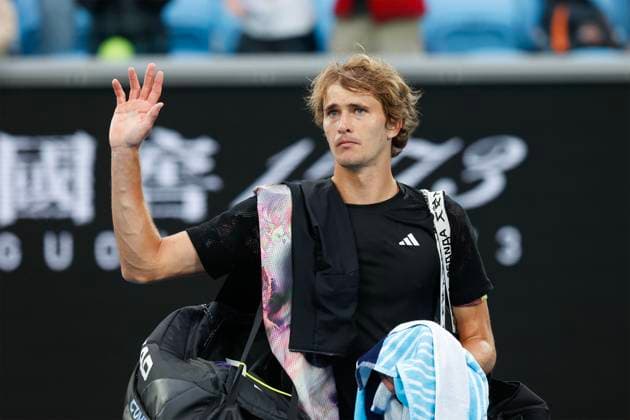 Alexander Zverev (GER) Australian Open 2023, Melbourne Park, Melbourne, Victoria, Australia. Copyright: xJuergenxHasenkopfx