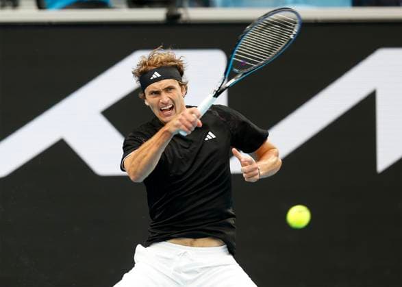Alexander Zverev (GER), Australian Open 2023, Melbourne Park, Melbourne, Victoria, Australia. Copyright: xJuergenxHasenkopfx