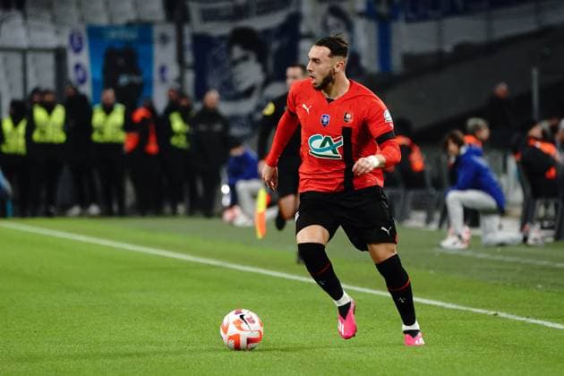 Amine Gouiri (Rennes) FOOTBALL : Olympique de Marseille vs Stade Rennais - 16eme de finale de coupe de France - Marseille - 20 01 2023 NorbertScanella Panoramic 