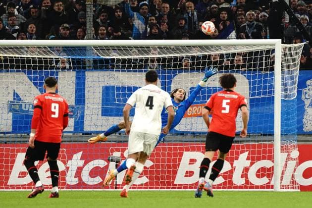 Dogan Alemdar (Rennes) FOOTBALL : Olympique de Marseille vs Stade Rennais - 16eme de finale de coupe de France - Marseille - 20 01 2023 NorbertScanella Panoramic 