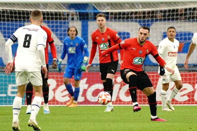 Amine Gouiri (Rennes) FOOTBALL : Olympique de Marseille vs Stade Rennais - 16eme de finale de coupe de France - Marseille - 20 01 2023 NorbertScanella Panoramic 
