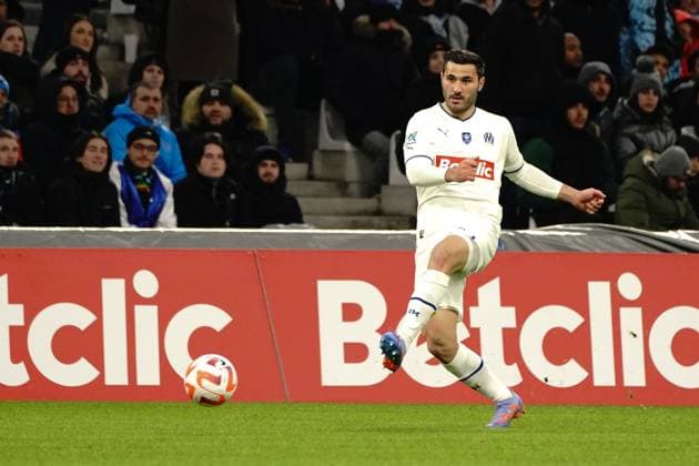 Sead Kolasinac (Olympique de Marseille) FOOTBALL : Olympique de Marseille vs Stade Rennais - 16eme de finale de coupe de France - Marseille - 20 01 2023 NorbertScanella Panoramic 