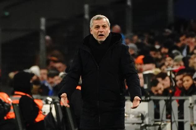 Bruno Genesio (entraineur de Rennes) FOOTBALL : Olympique de Marseille vs Stade Rennais - 16eme de finale de coupe de France - Marseille - 20 01 2023 NorbertScanella Panoramic 