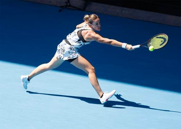 Nuria Parrizas Diaz (ESP), Australian Open 2023, Melbourne Park, Melbourne, Victoria, Australia. Copyright: xJuergenxHasenkopfx