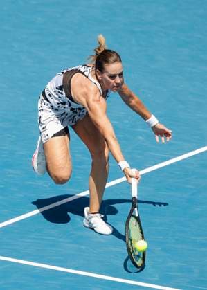 Nuria Parrizas Diaz (ESP), Australian Open 2023, Melbourne Park, Melbourne, Victoria, Australia. Copyright: xJuergenxHasenkopfx