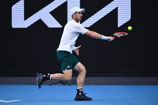 TENNIS AUSTRALIAN OPEN, Andy Murray Of Great Britain in action during his match against Roberto Bautista Agut of Spain during the 2023 Australian Open tennis tournament at Melbourne Park in Melbourne, Wednesday, May 1, 2019. ( NO ARCHIVING, EDITORIAL USE ONLY, NO USE IN BOOKS WITHOUT CONSENT MELBOURNE VICTORIA AUSTRALIA  Copyright: xJOELxCARRETTx 20230121001755020413