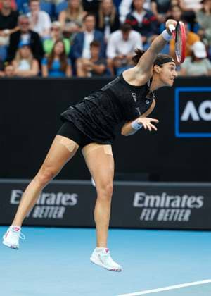 Caroline Garcia (FRA), Australian Open 2023, Melbourne Park, Melbourne, Victoria, Australia. Copyright: xJuergenxHasenkopfx