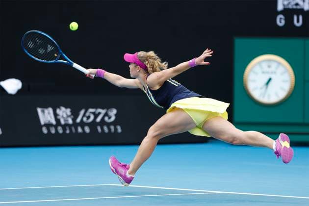 Laura Siegemund (GER), Australian Open 2023, Melbourne Park, Melbourne, Victoria, Australia. Copyright: xJuergenxHasenkopfx