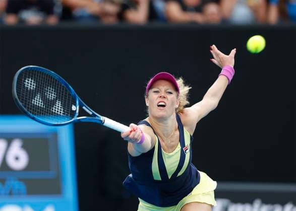 Laura Siegemund (GER), Australian Open 2023, Melbourne Park, Melbourne, Victoria, Australia. Copyright: xJuergenxHasenkopfx
