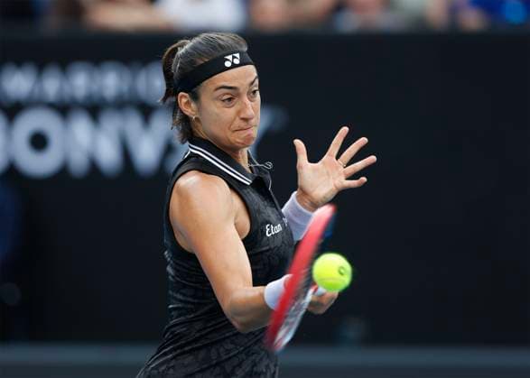 Caroline Garcia (FRA), Australian Open 2023, Melbourne Park, Melbourne, Victoria, Australia. Copyright: xJuergenxHasenkopfx