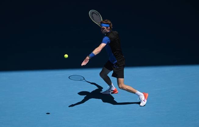 Sport Bilder des Tages 2023 Australian Open Andrey Rublev (RUS)