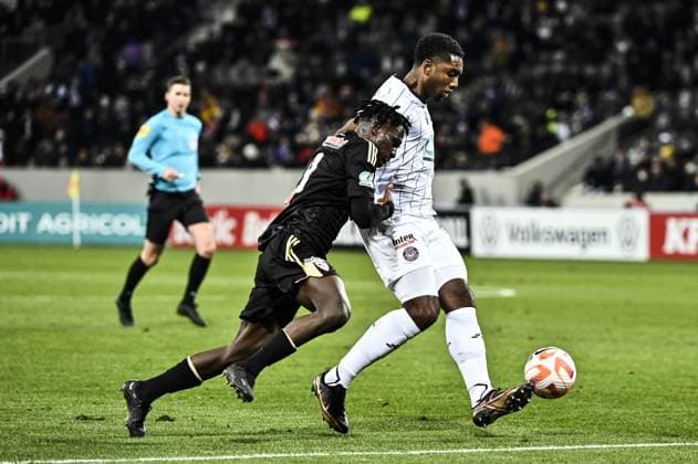 Logan Costa (tfc) FOOTBALL : Toulouse vs Ajaccio - 16eme de Finale Coupe de France - Toulouse - 21 01 2023 ThierryBreton Panoramic 