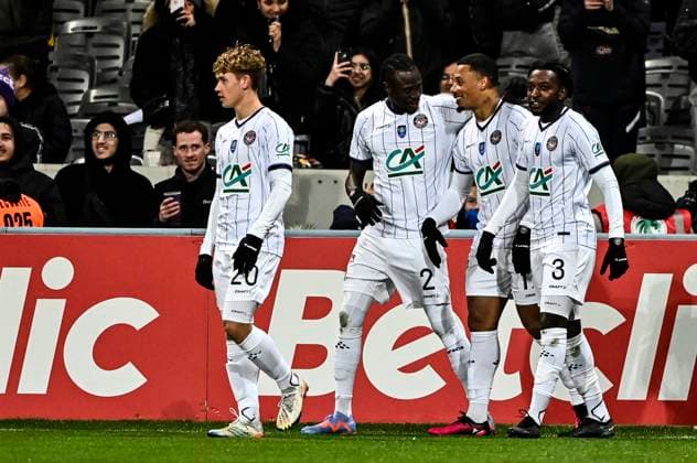 But et joie Rafael (tfc) FOOTBALL : Toulouse vs Ajaccio - 16eme de Finale Coupe de France - Toulouse - 21 01 2023 ThierryBreton Panoramic 