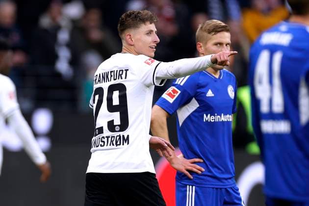 LINDSTROEM Jesper Team Eintracht Frankfurt jubelt nach seinem Tor zum 1 : 0 Bundesliga DFL Saison 2022 - 2023 BL Spiel Eintracht Frankfurt - FC Schalke 04 3 : 0 am 21. 01. 2023 in Frankfurt DFL REGULATIONS PROHIBIT ANY USE OF PHOTOGRAPHS as IMAGE SEQUENCES and or QUASI-VIDEO *** LINDSTROEM Jesper team Eintracht Frankfurt cheers after his goal to 1 0 Bundesliga DFL season 2022 2023 BL match Eintracht Frankfurt FC Schalke 04 3 0 on 21 01 2023 in Frankfurt DFL REGULATIONS PROHIBIT ANY USE OF PHOTOGRAPHS as IMAGE SEQUENCES and or QUASI VIDEO Copyright: xLacixPerenyix