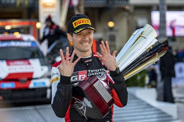 Sport Bilder des Tages OGIER Sebastien (FRA), TOYOTA GR Yaris Rally1 Hybrid, portrait during the Rallye Automobile Monte Carlo 2023, 1st round of the 2023 WRC, Motorsport Rallye, WM World Rally Car Championship, from January 19 to 22, 2023 at Monte Carlo, Monaco - AUTO - WRC - RALLYE AUTOMOBILE MONTE CARLO 2023 DPPI Panoramic  RPPA_2023_01_Monte Carlo_650