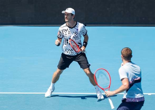 Wesley Koolhof Neal Skupski, Herren Doppel, Australian Open 2023, Melbourne Park, Melbourne, Victoria, Australia. Copyright: xJuergenxHasenkopfx