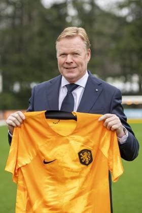 ZEIST, 23-01-2023, KNVB Campus, International football, season 2022 2023, Presentation Ronald Koeman as the manager coach trainer of the Dutch National Football Team, Netherlands trainer coach Ronald Koeman Presentation Ronald Koeman  x19702809x Copyright: