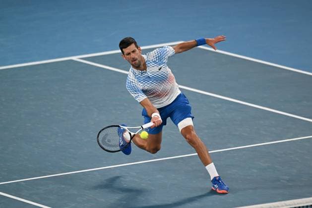 Sport Bilder des Tages 2023 Australian Open Novak Djokovic (SRB)
