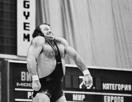 Moscow, USSR. Athlete from New Zealand Ebert Anthony performs at the 29th (49th) World Weightlifting Championships at the Sports Palace of the Central Lenin Stadium. Valentin Kuzmin TASS  17874603