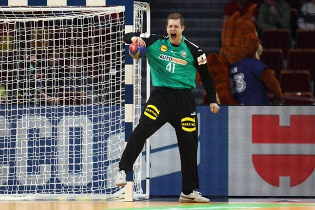 2023.01.25 Gdansk Pilka reczna Mezczyzn Mistrzostwa Swiata w Pilce Recznej 2023 Francja - Niemcy N z Joel Birlehm Foto Piotr Matusewicz PressFocus 2023.01.25 Gdansk Handball Men 28th IHF Mens World Handball Championship France - Germany Joel Birlehm Credit: Piotr Matusewicz PressFocus NEWSPIX.PL --- Newspix.pl POLAND OUT!  20230125_PF_PM238