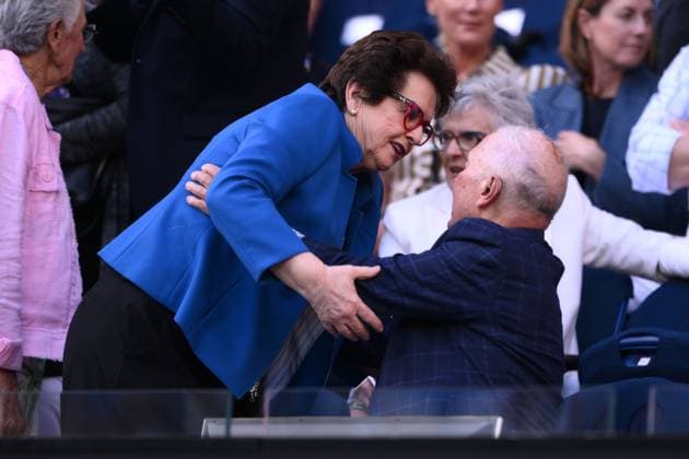 Mandatory Credit: Photo by James Gourley Shutterstock (13736329d) Billie Jean King Australian Open, Day Eleven, Tennis, Melbourne Park, Melbourne, Australia - 26 Jan 2023 Australian Open, Day Eleven, Tennis, Melbourne Park, Melbourne, Australia - 26 Jan 2023 Copyright: xJamesxGourley Shutterstockx 13736329d
