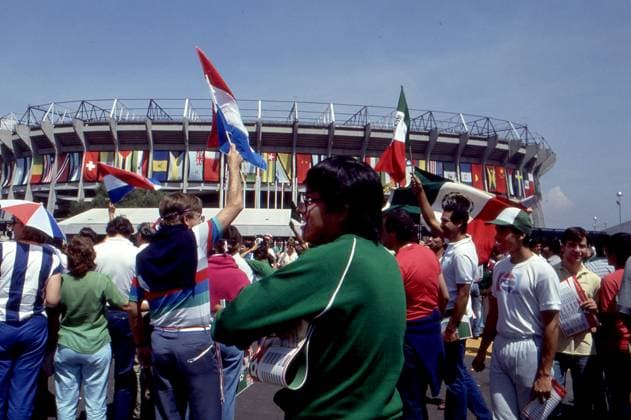 20240413DI_MEX_BUL_GNRAL Action Photo during the game Mexico vs Bulgaria 1986 Foto de accion durante el juego Mexico vs Bulgaria 1986 MEXSPORT Juvagol-Mexsport MEXICO 1986  Copyright: xJUVAGOL-MEXSPORTx 20240413DI_MEX_BUL_GNRAL138