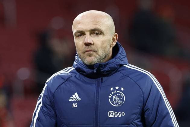 AMSTERDAM , 26-01-2023 , Johan Cruijff Arena , Dutch football , Eredivisie , season 2022 2023 , Ajax vs FC Volendam , Ajax coach Alfred Schreuder Ajax - Volendam  x19720801x Copyright: