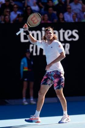 Stefanos Tsitsipas, Australian Open 2023, Melbourne Park, Melbourne, Victoria, Australia. Copyright: xJuergenxHasenkopfx