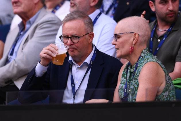 Mandatory Credit: Photo by James Gourley Shutterstock (13736332ea) Australian Prime Minister Anthony Albanese Australian Open, Day Twelve, Tennis, Melbourne Park, Melbourne, Australia - 27 Jan 2023 Australian Open, Day Twelve, Tennis, Melbourne Park, Melbourne, Australia - 27 Jan 2023 Copyright: xJamesxGourley Shutterstockx 13736332ea