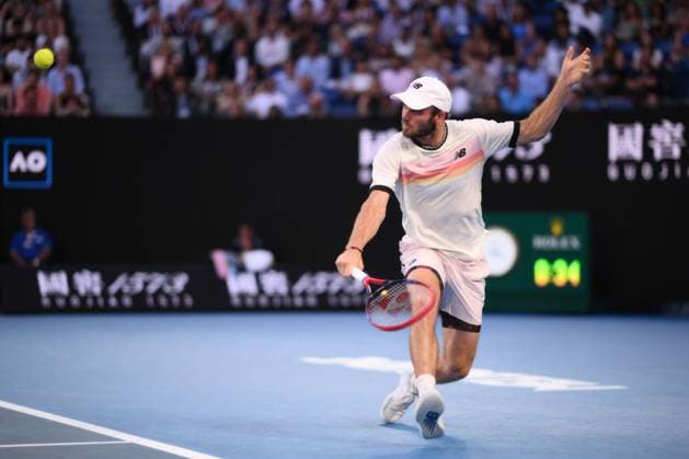 Mandatory Credit: Photo by James Gourley Shutterstock (13736332em) Tommy Paul of the USA Australian Open, Day Twelve, Tennis, Melbourne Park, Melbourne, Australia - 27 Jan 2023 Australian Open, Day Twelve, Tennis, Melbourne Park, Melbourne, Australia - 27 Jan 2023 Copyright: xJamesxGourley Shutterstockx 13736332em