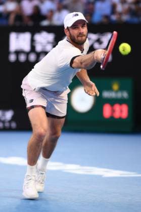 Mandatory Credit: Photo by James Gourley Shutterstock (13736332en) Tommy Paul of the USA Australian Open, Day Twelve, Tennis, Melbourne Park, Melbourne, Australia - 27 Jan 2023 Australian Open, Day Twelve, Tennis, Melbourne Park, Melbourne, Australia - 27 Jan 2023 Copyright: xJamesxGourley Shutterstockx 13736332en