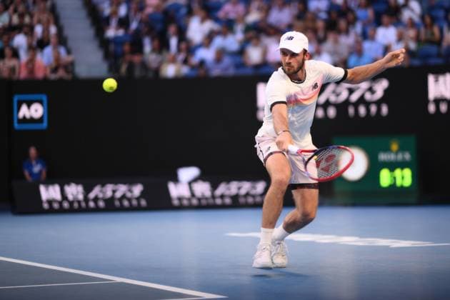 Mandatory Credit: Photo by James Gourley Shutterstock (13736332ek) Tommy Paul of the USA Australian Open, Day Twelve, Tennis, Melbourne Park, Melbourne, Australia - 27 Jan 2023 Australian Open, Day Twelve, Tennis, Melbourne Park, Melbourne, Australia - 27 Jan 2023 Copyright: xJamesxGourley Shutterstockx 13736332ek