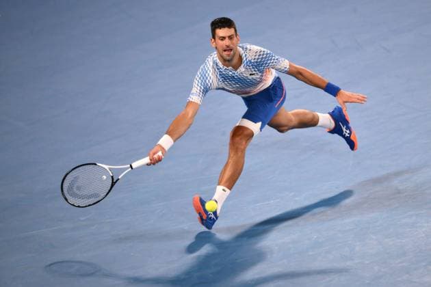 Mandatory Credit: Photo by James Gourley Shutterstock (13736332fn) Novak Djokovic of Serbia Australian Open, Day Twelve, Tennis, Melbourne Park, Melbourne, Australia - 27 Jan 2023 Australian Open, Day Twelve, Tennis, Melbourne Park, Melbourne, Australia - 27 Jan 2023 Copyright: xJamesxGourley Shutterstockx 13736332fn