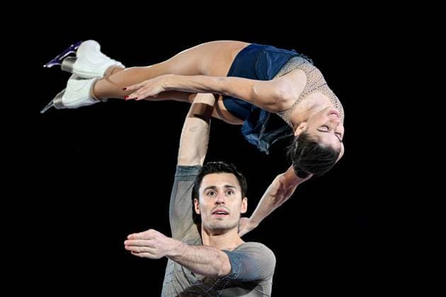 Bilder des Jahres 2023, Sport 01 Januar Rebecca GHILARDI & Filippo AMBROSINI (ITA), during Exhibition Gala, at the ISU European Figure skating, Eiskunstlauf Championships 2023, at Espoo Metro Areena, on January 29, 2023 in Espoo, Finland. Noxthirdxpartyxsales  (209438776)