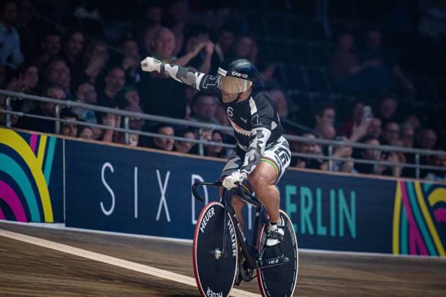 FÖRSTEMANN Robert: Six Day Berlin 2023 Team 1 - FÖRSTEMANN Robert ( GER ) Querformat - quer - horizontal - Landscape - Event Veranstaltung: Six Day Berlin 2023 - Category Kategorie: Cycling - Track cycling, Rad, Radsport, Bahnrad, Bahn Sixdays - Elite Men - Location Ort: Europe Germany - Berlin - Velodrom Berlin - Discipline: Sprint - Distance: 250 m - Date Datum: 29.01.2023 Sunday Day 3 -