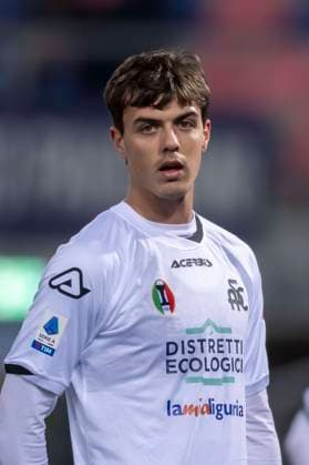 Daniel Maldini (Spezia) during the Italian Serie A match between Bologna 2-0 Speziaat Renato Dall Ara Stadium on January 27, 2023 in Bologna, Italy. Noxthirdxpartyxsales  (209547258)