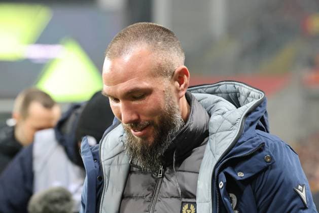 Didier Digard entraineur Nice lors du match RC Lens - OGC Nice, stade Bollaert-Delelis, 1er fÃ vrier 2023 FOOTBALL : RC Lens vs OGC Nice - Ligue 1 Uber Eats - 01 02 2023 LaurentSanson Panoramic 