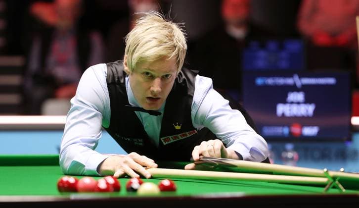 Sport Themen der Woche KW05 Sport Bilder des Tages Neil Robertson (AUS) Snooker Billard Berlin German Masters im Tempodrom 02.02.2023 *** Neil Robertson AUS Sport Snooker Billiards Berlin German Masters at Tempodrom 02 02 2023