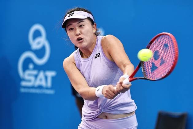 Zhu Lin, CHN, during quarter-finals of 2023 Thailand Open in Hua Hin, 03 02 2023; -