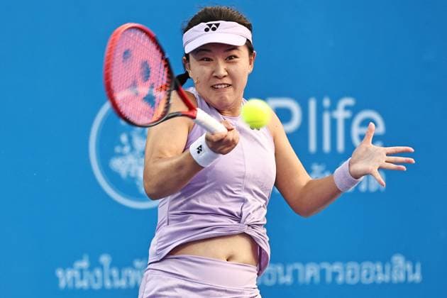 Zhu Lin, CHN, during quarter-finals of 2023 Thailand Open in Hua Hin, 03 02 2023; -
