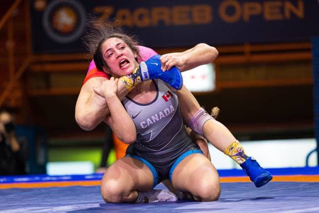 Sport Themen der Woche KW05 Sport Bilder des Tages Wrestling Ranking Series 2023 62kg WW - Lais NUNES DE OLIVEIRA (BRA) df. Ana Paula GODINEZ GONZALEZ (CAN) Zagreb Croatia *** Wrestling Ranking Series 2023 62kg WW Lais NUNES DE OLIVEIRA BRA df Ana Paula GODINEZ GONZALEZ CAN Zagreb Croatia Copyright: xUnitedxWorldxWrestlingx xKadirxCaliskanx cal
