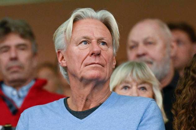 STOCKHOLM 20230203 Tennislegendaren Björn Borg i publiken under matchen mellan Mikael Ymer och Mirza Basic i tennisens Davis Cup-kval mellan Sverige och Bosnien-Hercegovina i Kungliga tennishallen pa fredagen. Stockholm TENNIS x10080x Copyright: xFredrikxSandberg TTx DAVIS CUP-KVAL