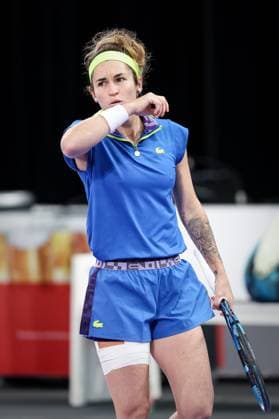 TENNIS - WTA, Tennis Damen Upper Austria Ladies Linz LINZ,AUSTRIA,05.FEB.23 - TENNIS - WTA Tour, Upper Austria Ladies Linz, qualification. Image shows Andrea Gamiz (VEN).  GEPAxpictures xManfredxBinder