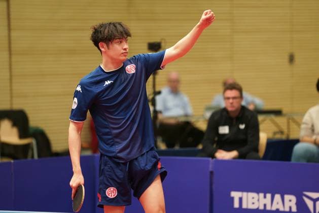 YUTO MURAMATSU 1.FSV MAINZ 05-TTC NEU-ULM 1. TISCHTENNIS BUNDESLIGA MAINZ
