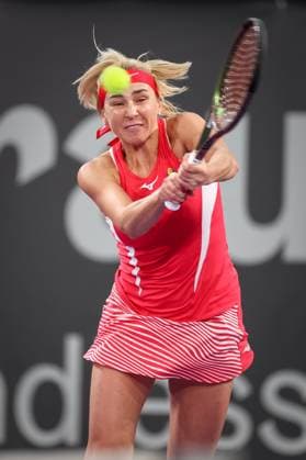 TENNIS - WTA, Tennis Damen Upper Austria Ladies Linz LINZ,AUSTRIA,06.FEB.23 - TENNIS - WTA Tour, Upper Austria Ladies Linz. Image shows Nadia Kichenok (UKR).  GEPAxpictures xManfredxBinder