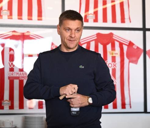 Fussball, Herren, Saison 2022 2023, 1. Bundesliga, 1. FC Union Berlin, Training, Medienrunde mit Geschäftsführer Oliver Ruhnert (1. FC Union Berlin), 07.02. 2023, Copyright: xMatthiasxKochx