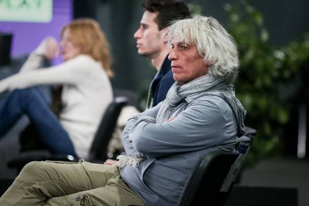 TENNIS - WTA, Tennis Damen Upper Austria Ladies Linz LINZ,AUSTRIA,07.FEB.23 - TENNIS - WTA Tour, Upper Austria Ladies Linz. Image shows father of Camila Giorgi (ITA).  GEPAxpictures xManfredxBinder