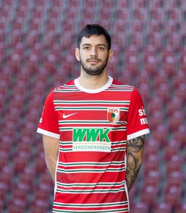 David Collina; FC Augsburg; 1. BL, Porträttermin 2022 2023,