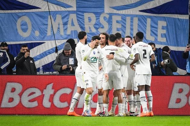 February 8, 2023, Marseille, France, France: during the French Cup match between Olympique de Marseille (OM) and Paris Saint-Germain (PSG) at Orange Velodrome Stadium on February 08, 2023 in Marseille, France. Marseille France - ZUMAm308 20230208_zsp_m308_006 Copyright: xMatthieuxMirvillex