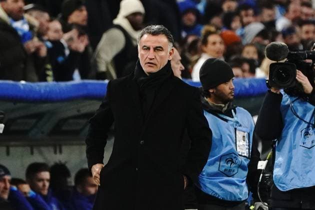 Fabien Galtier (entraineur du PSG) FOOTBALL : Olympique de Marseille vs PSG - Coupe de France - 8eme de finale - Marseille - 08 02 2023 NorbertScanella Panoramic 